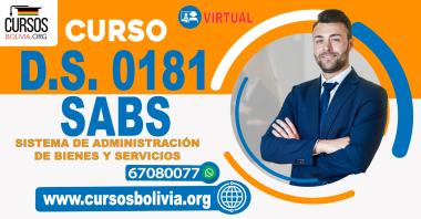 Curso virtual DS 0181 Sistema de Administración de Bienes y Servicios